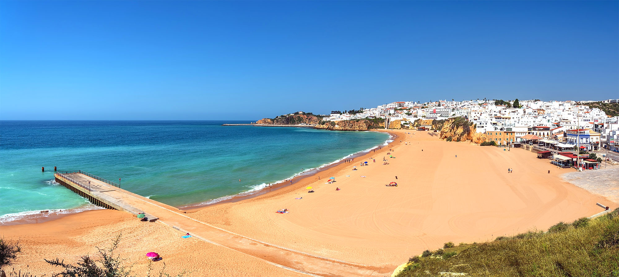 Albufeira strand en kustlijn