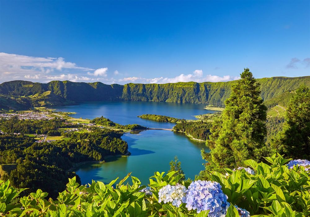 Sete cidades vulkanisch meer